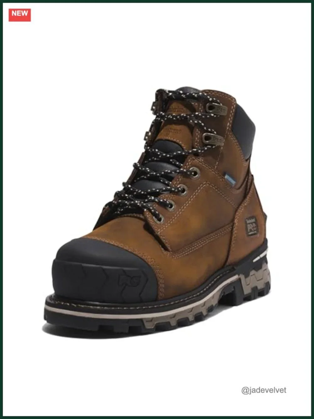 Waterproof Composite Safety Toe Work Boots with Anti-Fatigue Technology